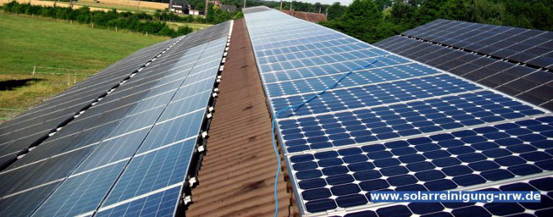 Solarreinigung Photovoltaikreinigung Münster Amendt Dienstleistungsservice Solaranlagenreinigung