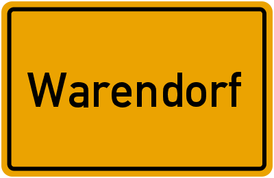 Stadteingangsschild Warendorf, dient als Symbol für die Entrümpeung in Warendorf Dienstleistung von amendt-dienstleistung.de