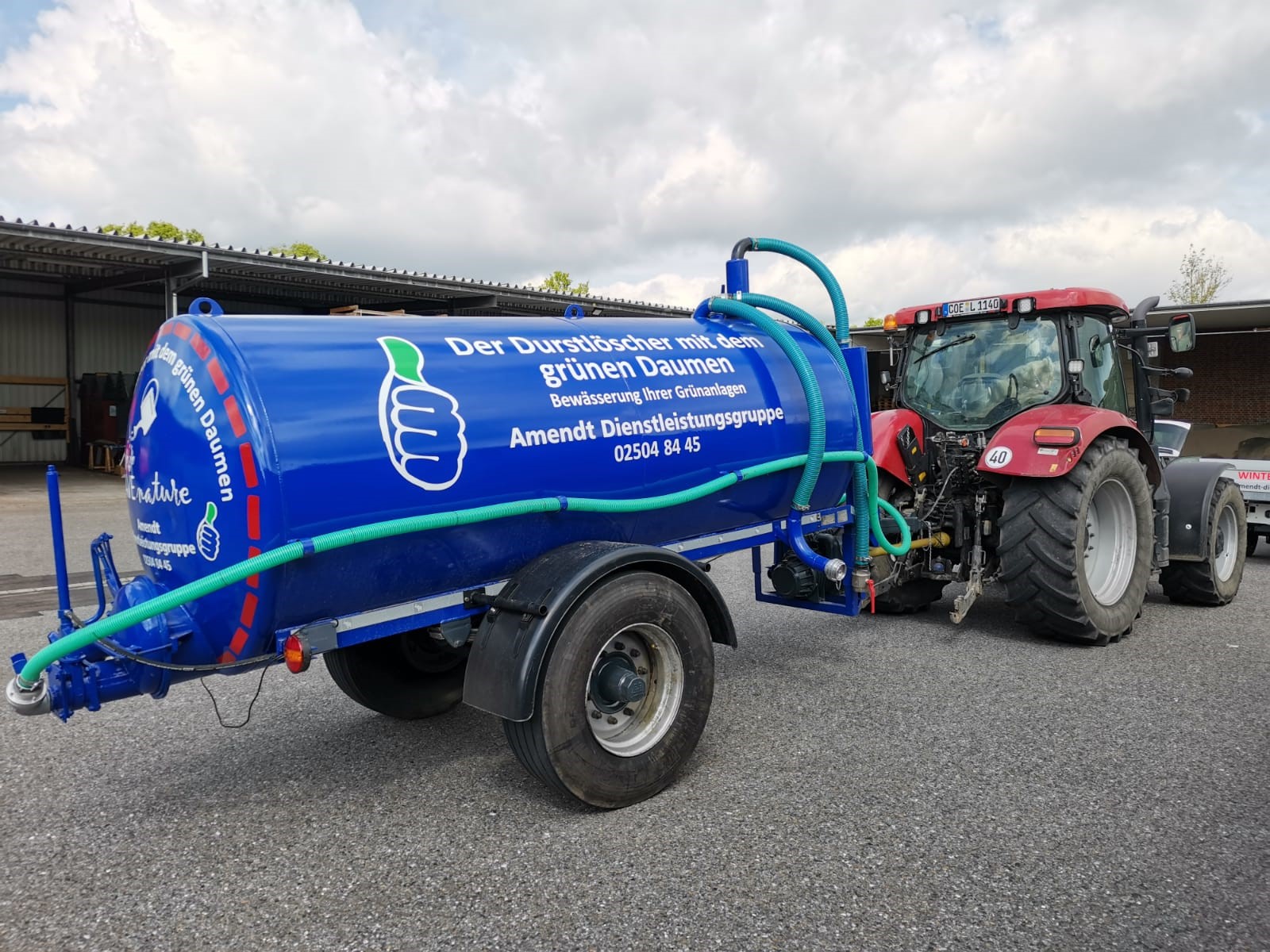 Wassertank, Der Durstlöscher mit dem grünen Daumen, Bewässerung